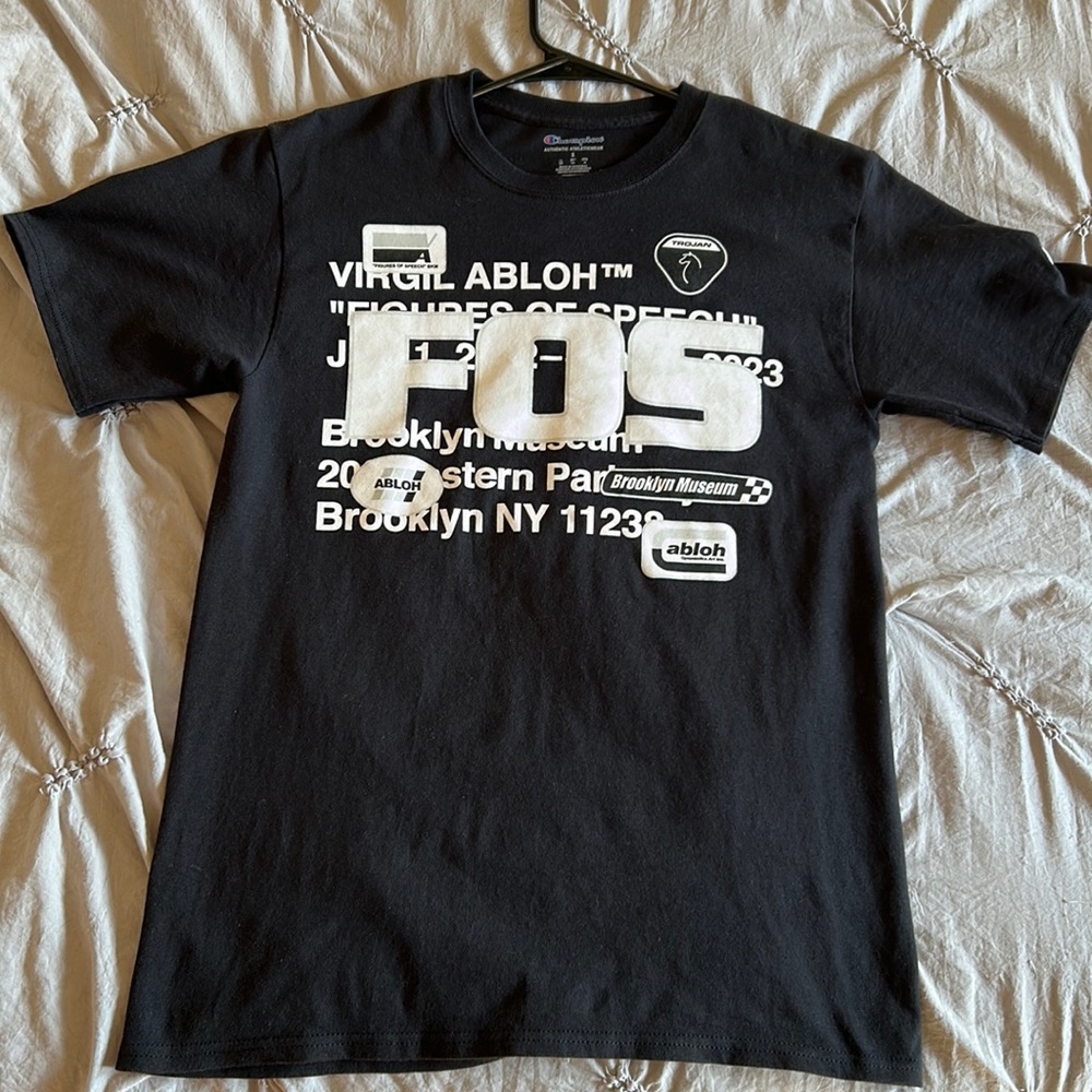 Off white X champion figures of speech shirt